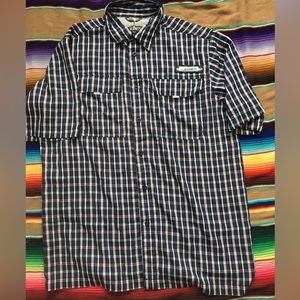 Habit short sleeve fishing shirt mens size medium